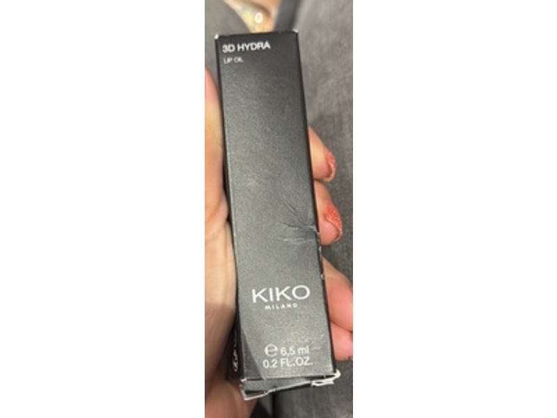 Kiko Milano 3D Hydra Lip Oil, Glossed Glass, 0.2 fl oz/6.5 mL