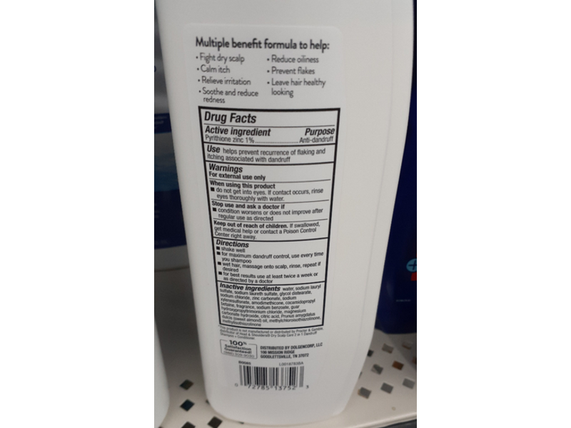 Studio Selection 2 In 1 Dandruff Shampoo+Conditioner, Dry Scalp, 14.2 fl oz/420 mL