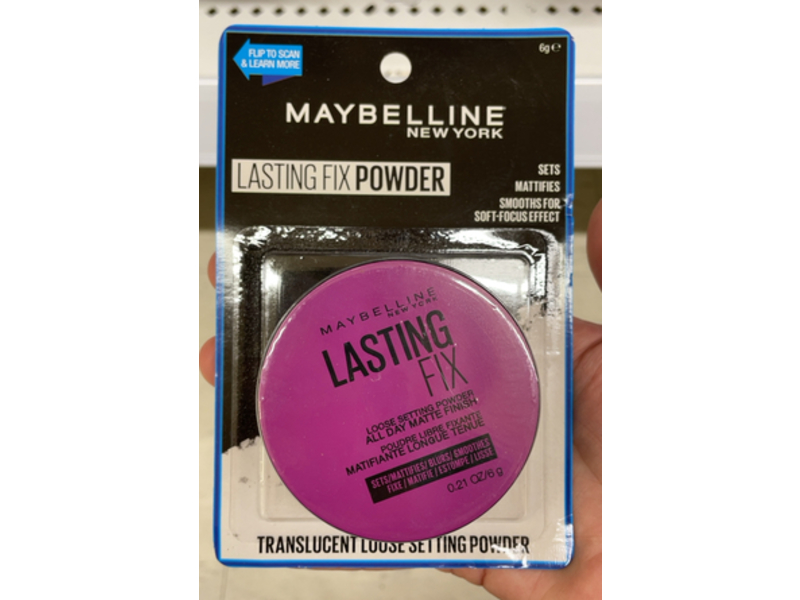 Maybelline New York Lasting Fix Loose Setting Powder, Translucent, 0.21 oz/6 g