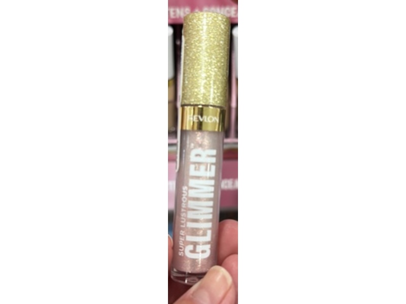 Revlon Super Lustrous Glimmer Lip Gloss, Diamond Drama, 0.13 fl oz/3.8 mL