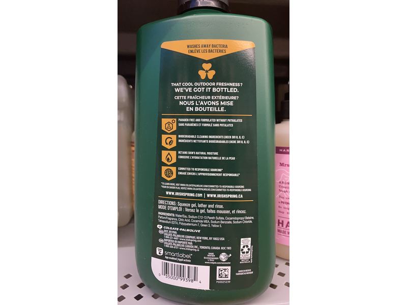 Irish Spring Moisturizing Body Wash, Original Clean, 30 fl oz/887 mL