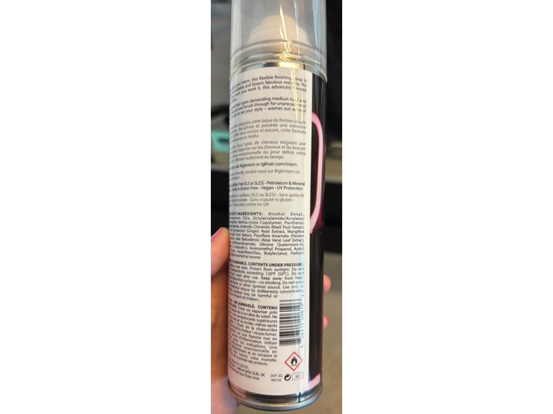 IGK Intern Flexible Hairspray, 7.2 fl oz/238 mL