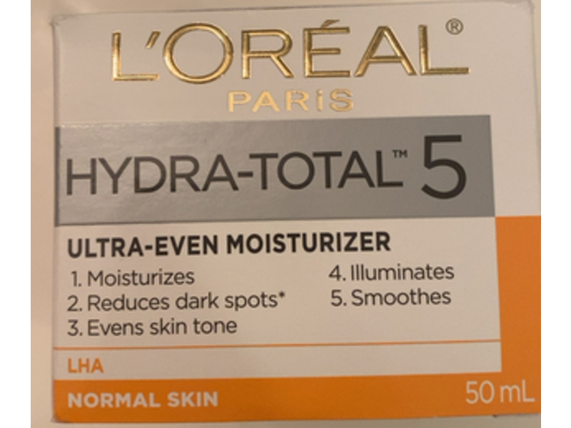 L'Oreal Paris Hydra Total 5 Ultra Even Moisturizer, 50 mL