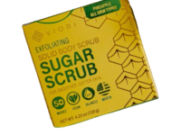 Viori Sugar Scrub Exfoliating Solid Body Scrub, Pineapple, 4.23 oz/120 g - thumbnail 1