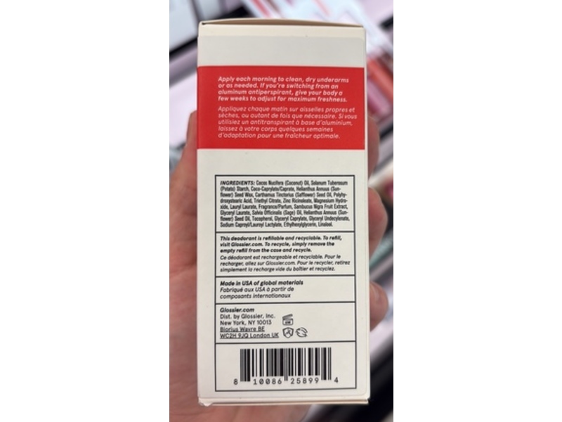 Glossier Deodorant, Glossier You, 2.2 oz/65 g