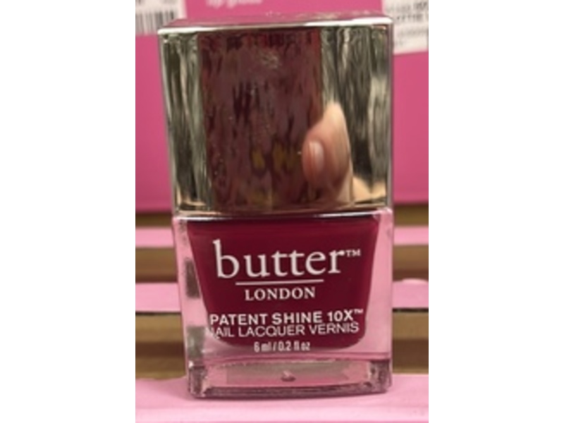 Butter London Patent Shine 10X Nail Lacquer, Broody, 0.2 fl oz/6 mL