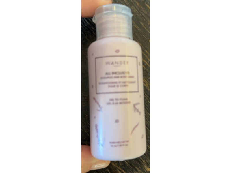 Wander Beauty All Inclusive Shampoo & Body Wash, 1.85 fl oz/55 mL