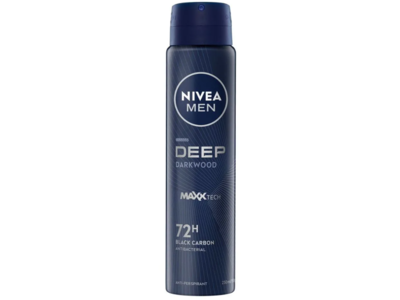 Nivea Men Anti-Bacterial Anti-Perspirant, Deep Darkwood, 250 mL