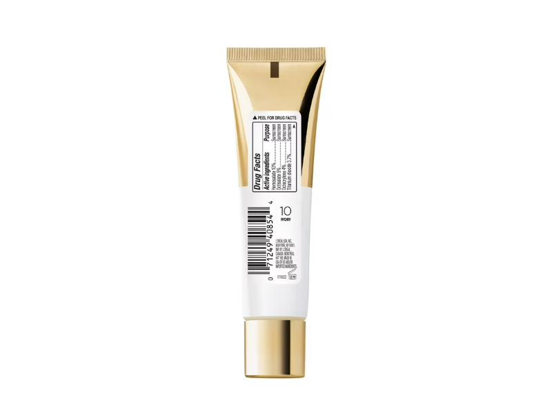 L'Oreal Paris Age Perfect Radiant Serum Foundation, SPF 50, 10 Ivory, 1 fl oz/30 mL