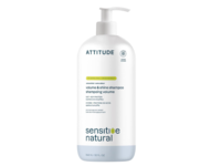 Attitude Sensitive Natural Volumizing & Shine Shampoo, Unscented Oat + Soy Protein, 32 fl oz/946 mL - thumbnail 1