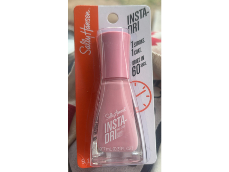 Sally Hansen Insta-Dri Nail Color, Pink Blink, 0.31 fl oz/0.17 mL