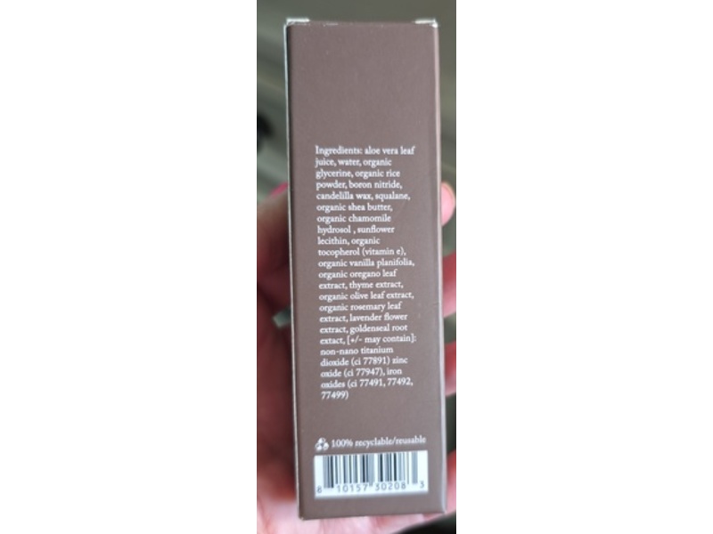 Toups & Co Organics Liquid Foundation, Cahaba Lily, 1 oz/30 mL