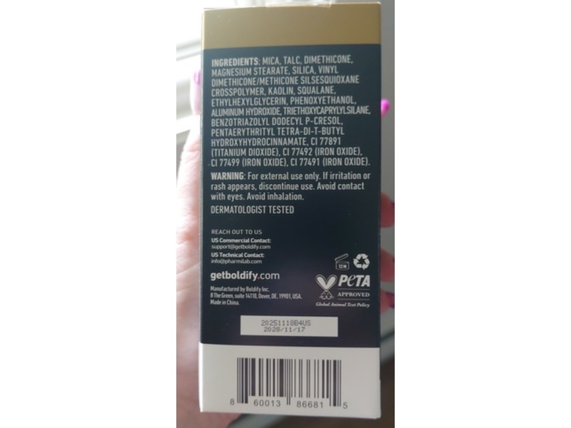 Boldify Root And Thinning Cover Up Powder, Dark Blonde, 0.14 oz/4 g