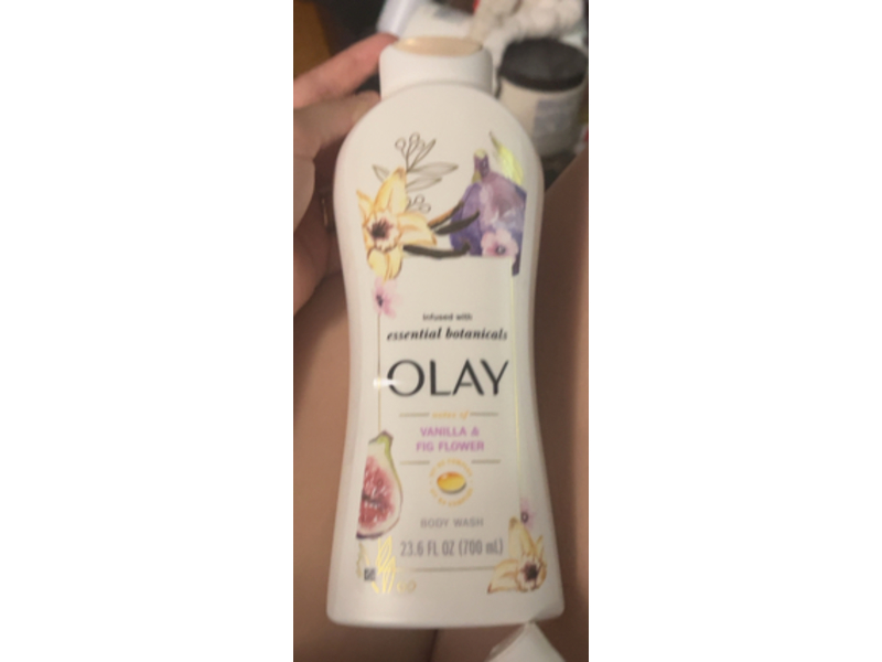 Olay Body Wash, Vanilla & Fig Flower, 23.6 fl oz/700 mL