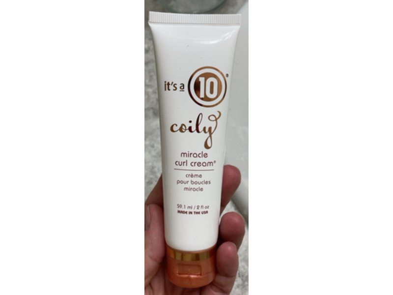 It's A 10 Coily Miracle Curl Cream, 2 fl oz/59.1 mL