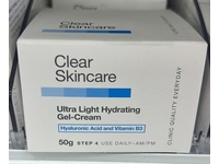 Clear Skincare Ultra Light Hydrating Gel Cream, Hyaluronic Acid & Vitamin B3, 50 g - Image 3