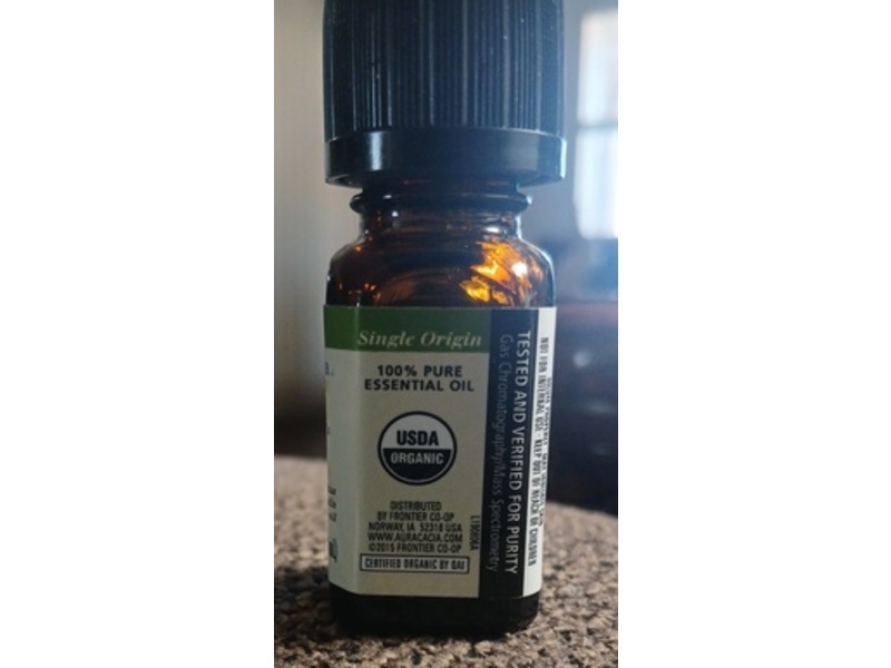 Aura Cacia Aromatherapy 100% Organic Essential Oil, Rosemary, 0.25 fl oz/7.4 mL