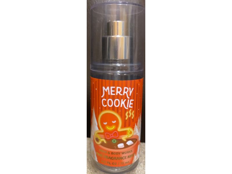Bath & Body Works Merry Cookie Fine Fragrance Mist, 2.5 fl oz/75 mL