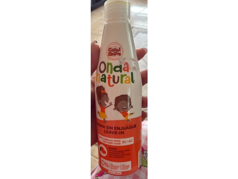Onda Natural Leave-In Conditioner, Mango, 10 oz/290 mL