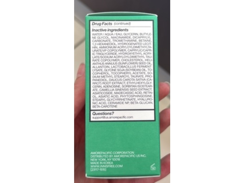 Innisfree Gentle Retinol Salicylic Acne Treatment Serum, 1.01 fl oz/30 mL