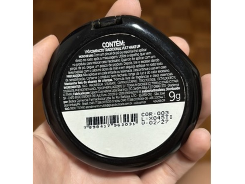 Vult Make Up Matte Compact Powder, 03 Beige, 9 g