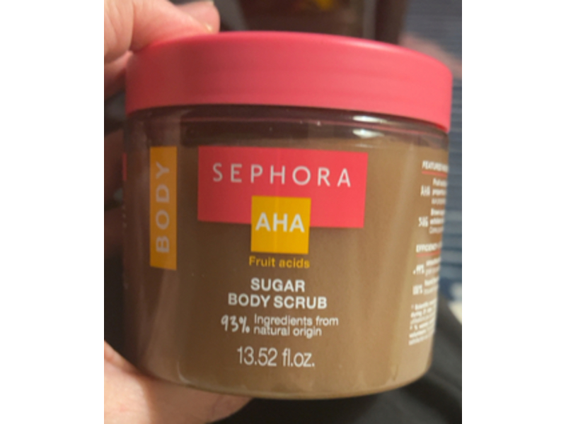 Sephora Sugar Body Scrub, AHA Fruit Acid, 13.52 fl oz
