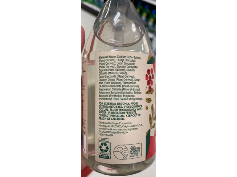 Ever Spring Liquid Hand Soap, Pomegranate & Cranberry, 12 fl oz/354.8 mL