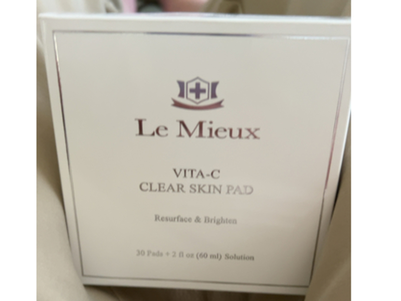 Le Mieux Vita-C Clear Skin Pad, 2 fl oz/60 mL, 30 Count