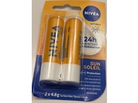 Nivea Caring Lip Balm Sticks, SPF 30, 4.8 g, Pack Of 2 - thumbnail 2