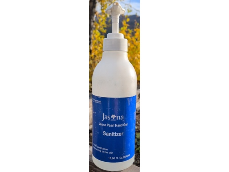 Jasna Pearl Hand Gel Sanitizer, 16.9 fl oz/500 mL