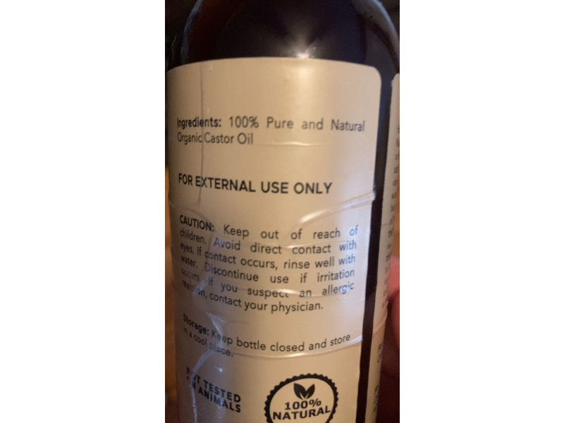 Hand Craft Blends Castor Oil, Expeller Pressed & All Natural, 16 fl oz/473 mL