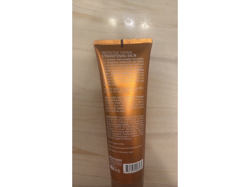 Brazilian Blowout Protective Thermal Straightening Balm, 8 fl oz/240 mL