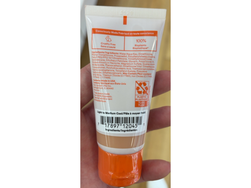 Ulta Beauty Complexion Crush Medium Coverage Foundation, Light To Medium Cool, 1 fl oz/29 mL