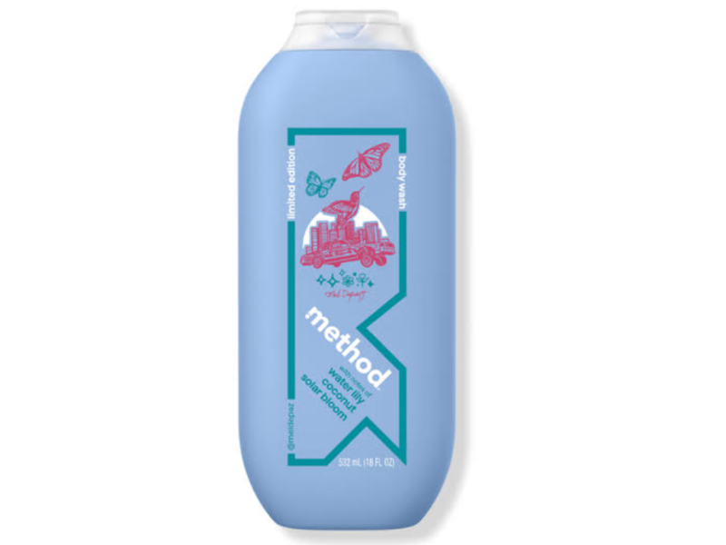 Method Body Wash, Water Lily Coconut Solar Bloom, 18 fl oz/532 mL