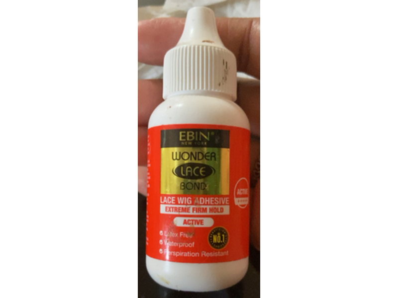 Ebin New York Wonder Lace Bond Wig Adhesive, 1.18 oz/35 mL