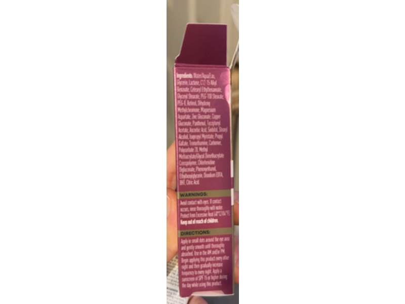 ROC Retinol Correxion Line Smoothing Eye Cream, 0.5 fl oz/15 mL