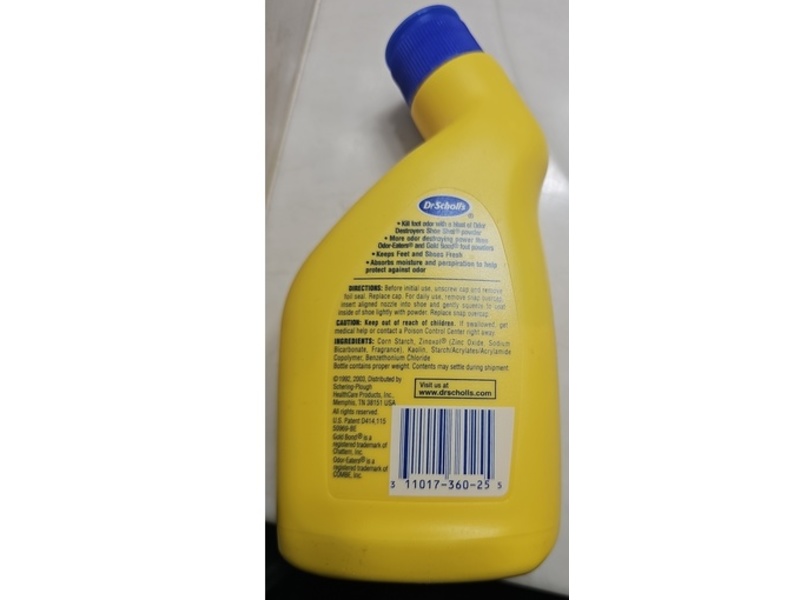 Dr. Scholl's Odor Destroyers Shoe Shot Deodorant Powder, 8 oz/227 g