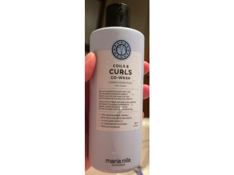 Maria Nila Coils & Curls Co-Wash, 11.8 fl oz/353 mL
