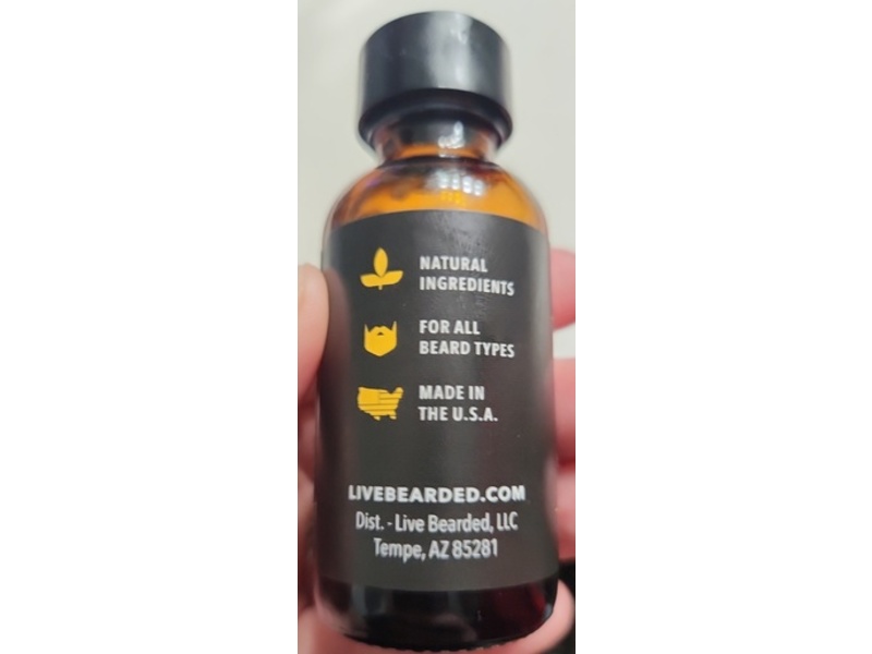 Live Bearded Beard Oil, Tombstone, 1 fl oz/30 mL