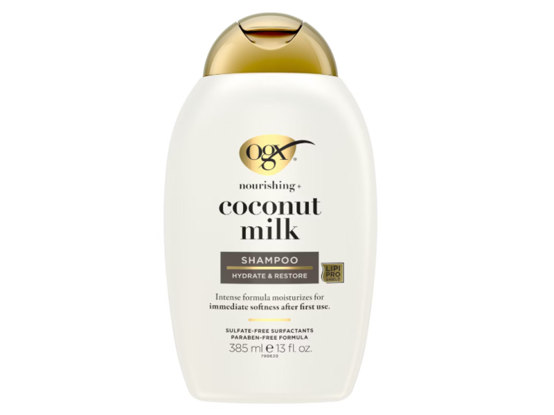 Organix Nourishing Shampoo, Coconut Milk, 13 fl oz/ 385 mL, Pack of 4