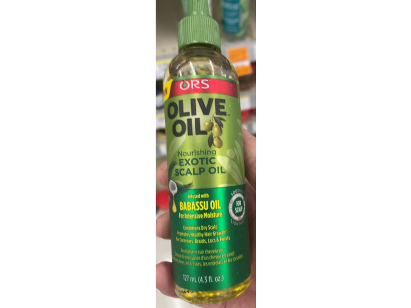 Ors Olive Oil Nourishing Exotic Scalp Oil, Babassu Oil, 4.3 fl oz/127 mL