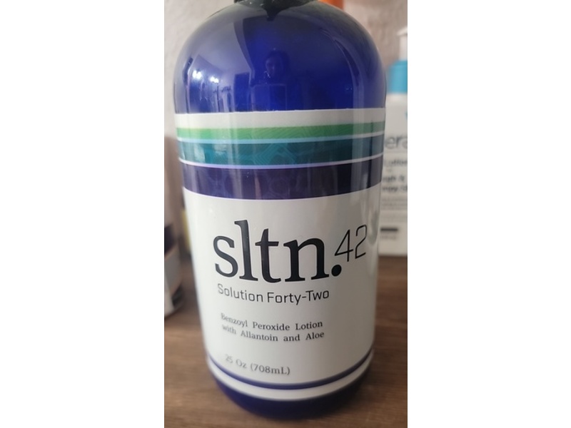 Sltn.42 Acne Benzoyl Peroxide Lotion, Allantoin & Aloe, 25 fl oz/708 mL