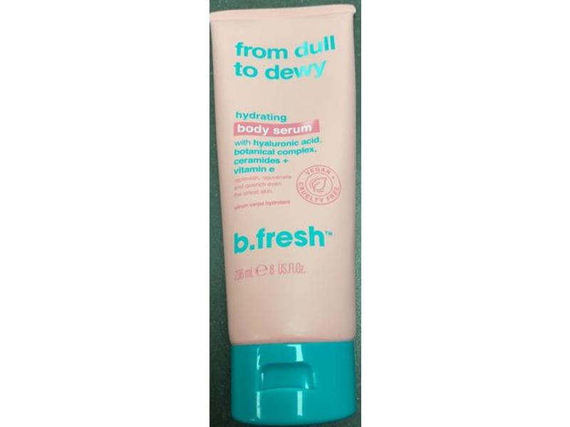 b.fresh Hydrating Body Serum, Hyaluronic Acid, Botanical Complex, Ceramides + Vitamin E, 8 fl oz/235 mL