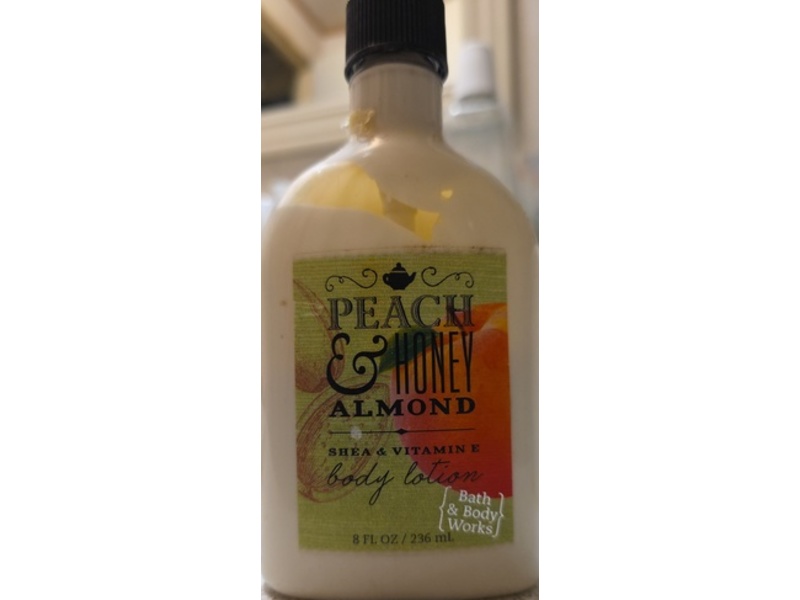 Bath & Body Works Body Lotion, Peach & Honey Almond, 8 fl oz/236 mL