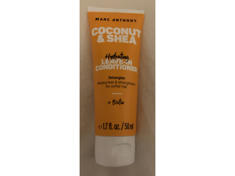 Marc Anthony Hydrating Leave-In Conditioner Detangles, Coconut & Shea ,1.7 fl oz/50 mL