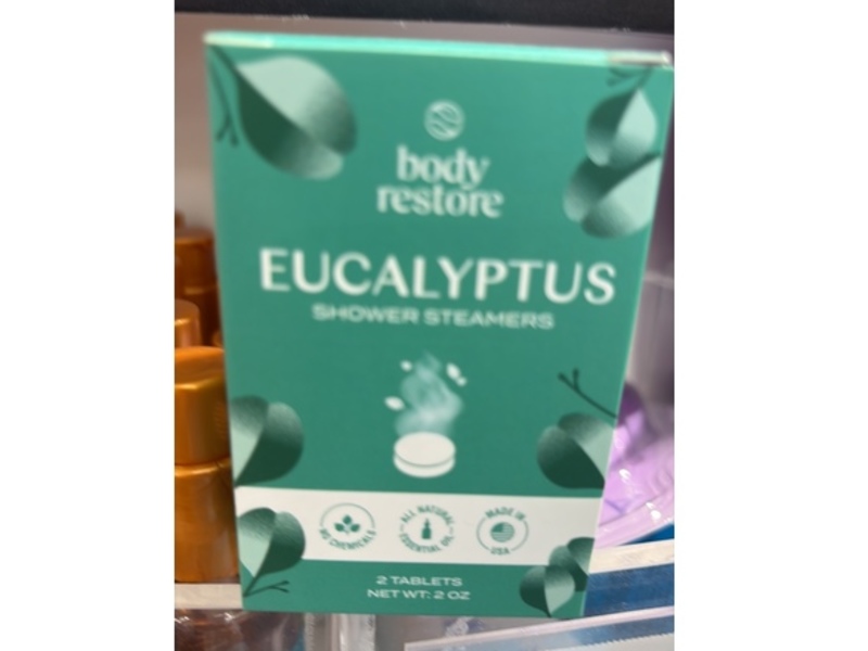 Body Restore Shower Steamers, Eucalyptus, 2 oz, 2 Count