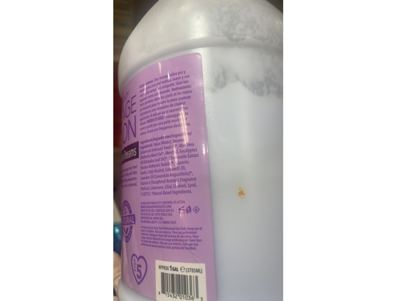 La Palm Spa Collagen Massage Lotion, Sweet Lavender Dreamers, 3785 mL