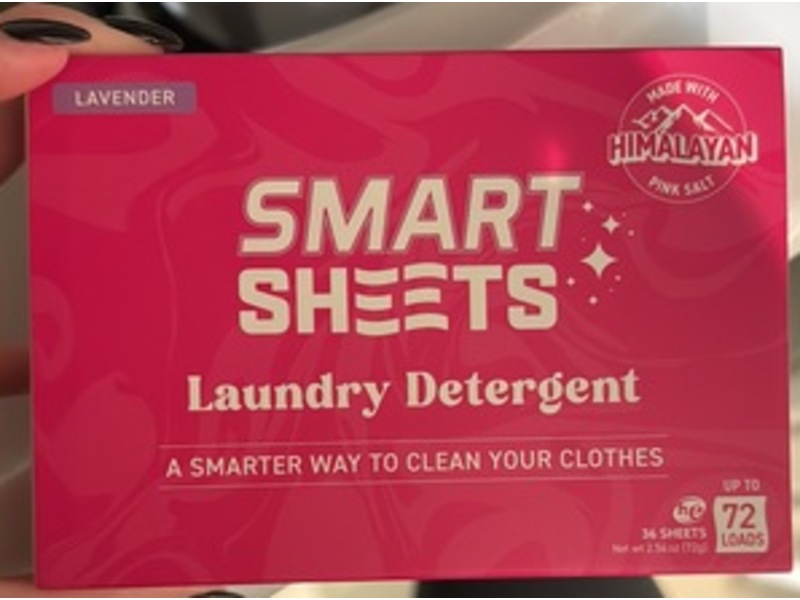 Pink Formula Laundry Detergent Smart Sheets, Lavender, 72 Loads, 36 Count