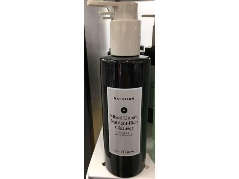 Naturium Mixed Greens Nutrient-Rich Cleanser, 7.1 fl oz/210 mL