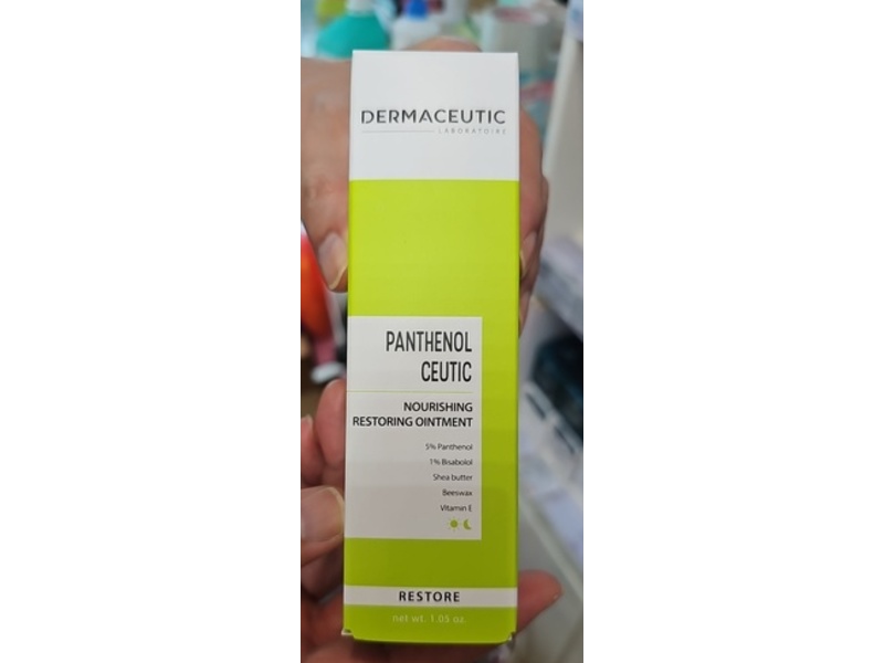 Dermaceutic Panthenol Ceutic Nourishing Restoring Ointment, 1.05 oz/30 g